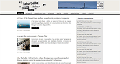 Desktop Screenshot of laturballe-infos.fr